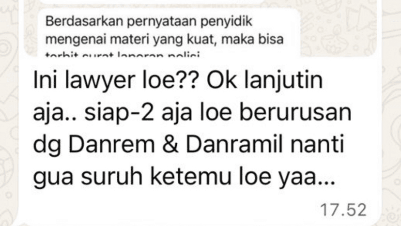 DILAPORKAN SECARA SAH, TERLAPOR BALAS DENGAN DUGAAN ANCAMAN: DIDUGA AKAN LIBATKAN APARAT, TEKAN KLIEN ?